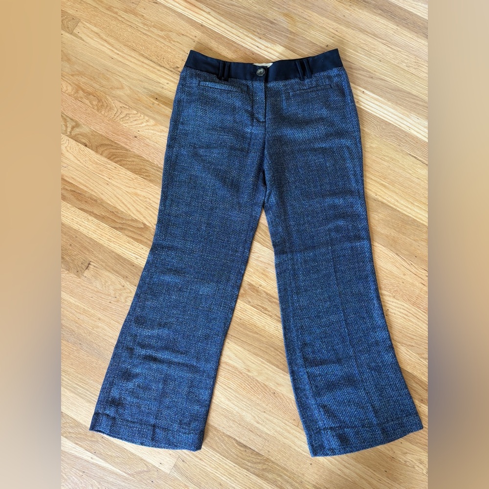 Elevenses for Anthropologie Navy Women's Trousers